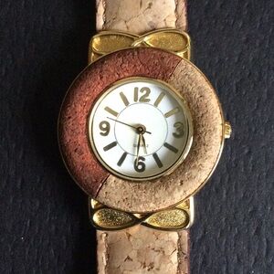 Vintage Cork Quartz Watch
